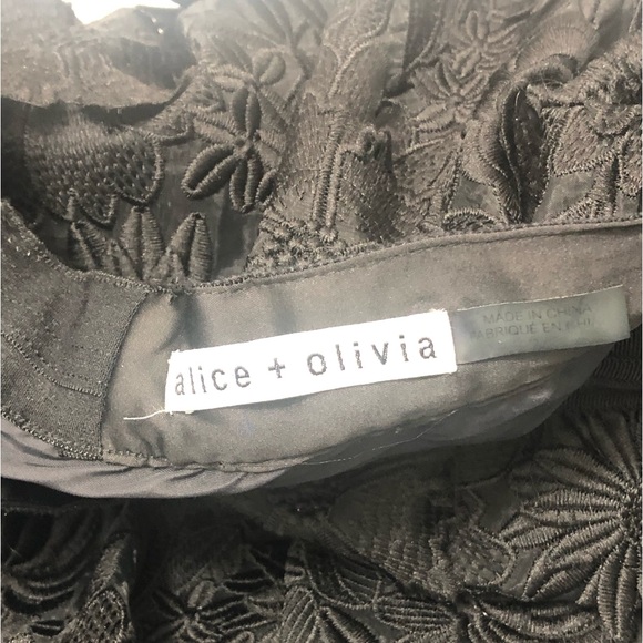 ALICE +OLIVIA WOMENS “Tevin” FULL LACED SKIRT, size  10 - Picture 8 of 13